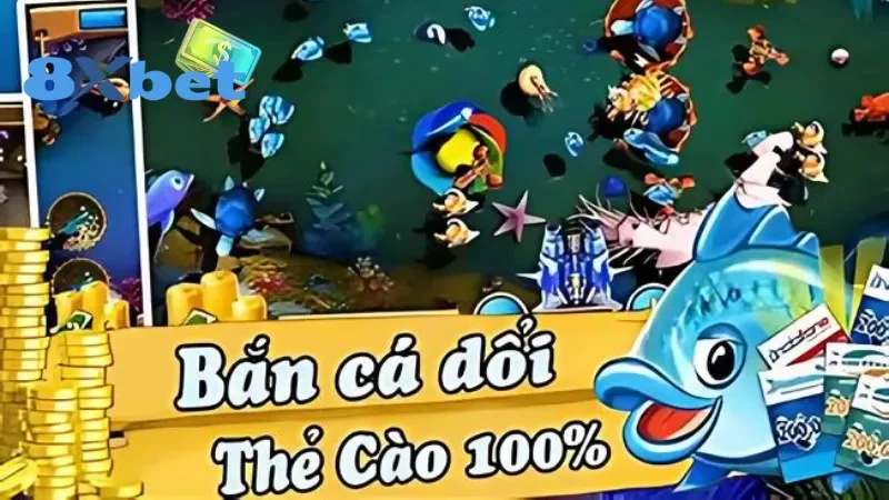 Tập trung bắn vào cá bé khi chơi bắn cá đổi thưởng thẻ cào